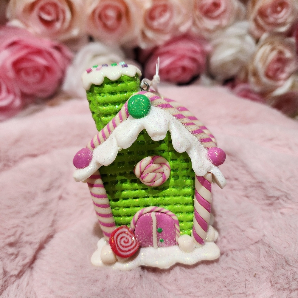 Gingerbread candy house ornament